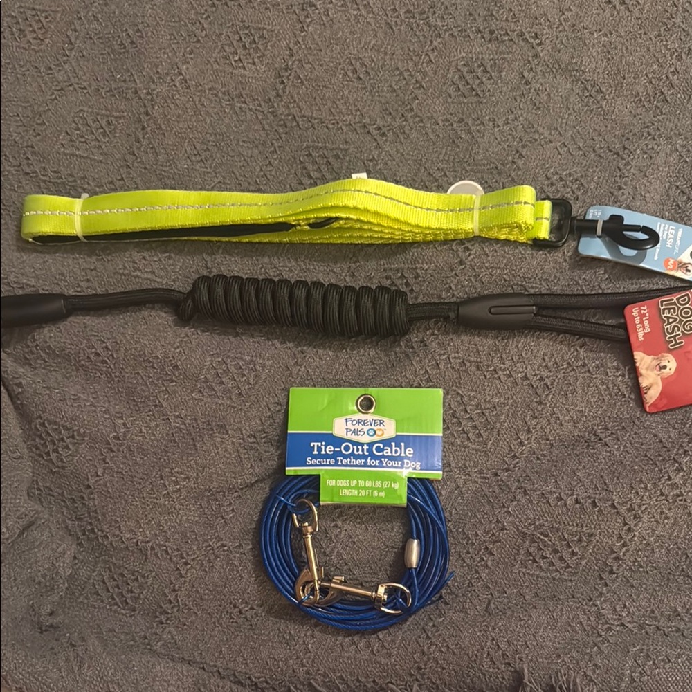 Dog Leashes and Tie-Out Cable